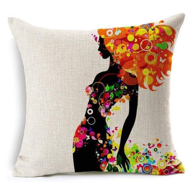BowLift | Floral Animal Tree of Life Bird Back Home Decorative Throw Pillow Cover