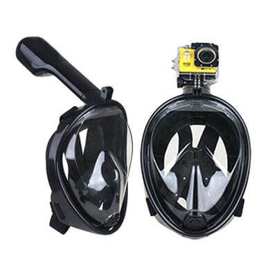 BowLift | Full Face Underwater Scuba Anti Fog Diving Mask with Earplug Respiratory