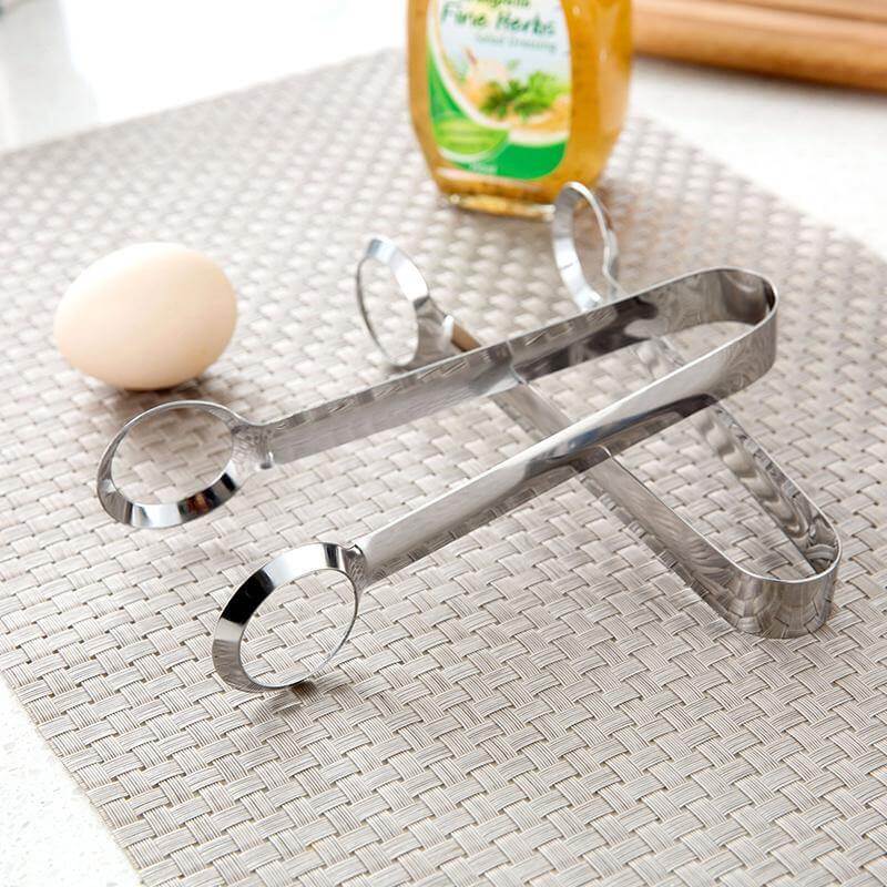 BowLift | 2pcs/lot Creative Stainless Steel Egg Clip