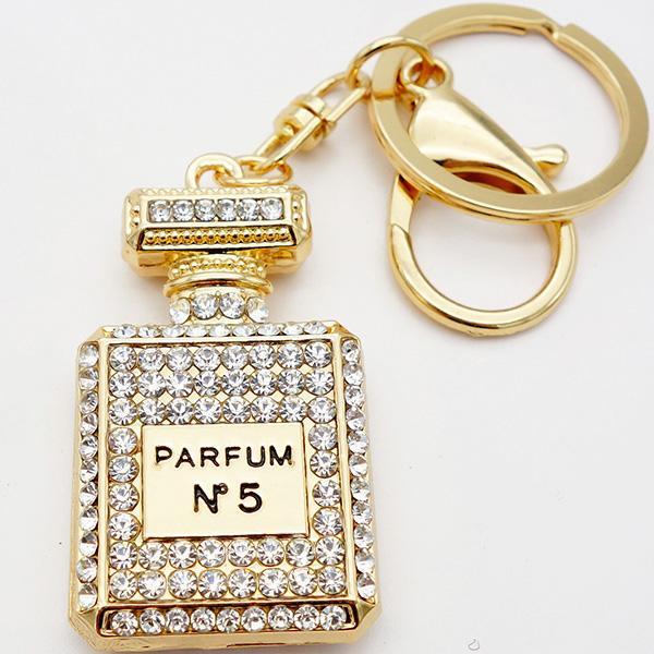 BowLift | Crystal Charm Perfume Bottle Keychain