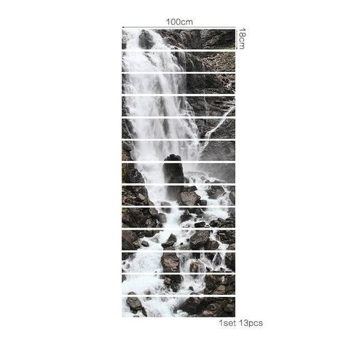 BowLift | 3D Stair Waterfall Sticker