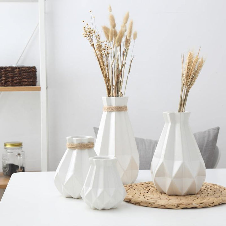 BowLift | Modern Europe Brief Matt Diamond Porcelain Ceramic Vase