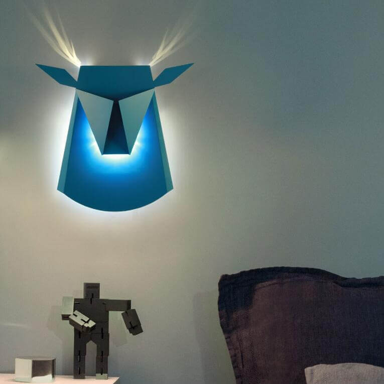 BowLift | Modern Creative Led Deer Shaped Wall Lamps