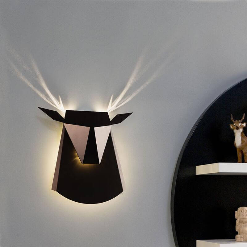 BowLift | Modern Creative Led Deer Shaped Wall Lamps