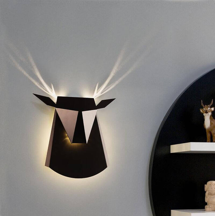 BowLift | Modern Creative Led Deer Shaped Wall Lamps
