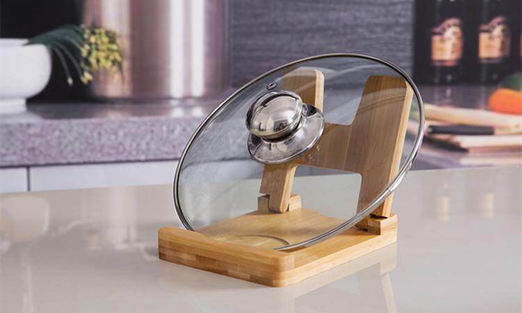 BowLift | Cutting Board Foldable wooden pot lids holder