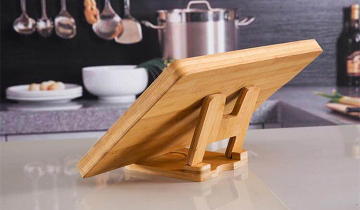 BowLift | Cutting Board Foldable wooden pot lids holder