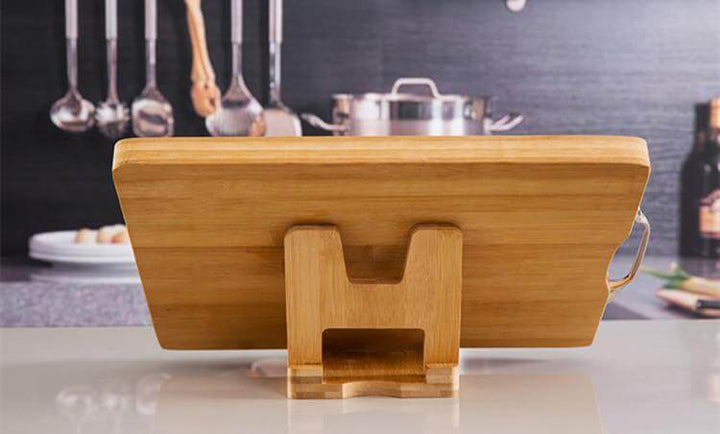 BowLift | Cutting Board Foldable wooden pot lids holder