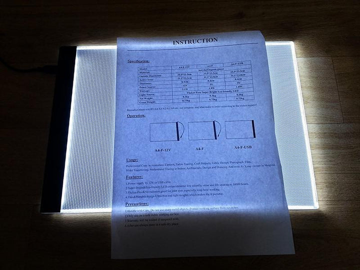 BowLift | LED Sketch Pad Drawing Booard