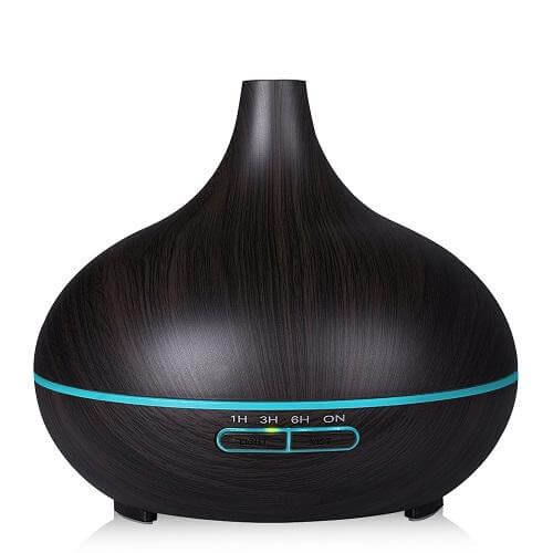 BowLift | Wood Air Humidifier Essential Oil Diffuser Aroma Lamp