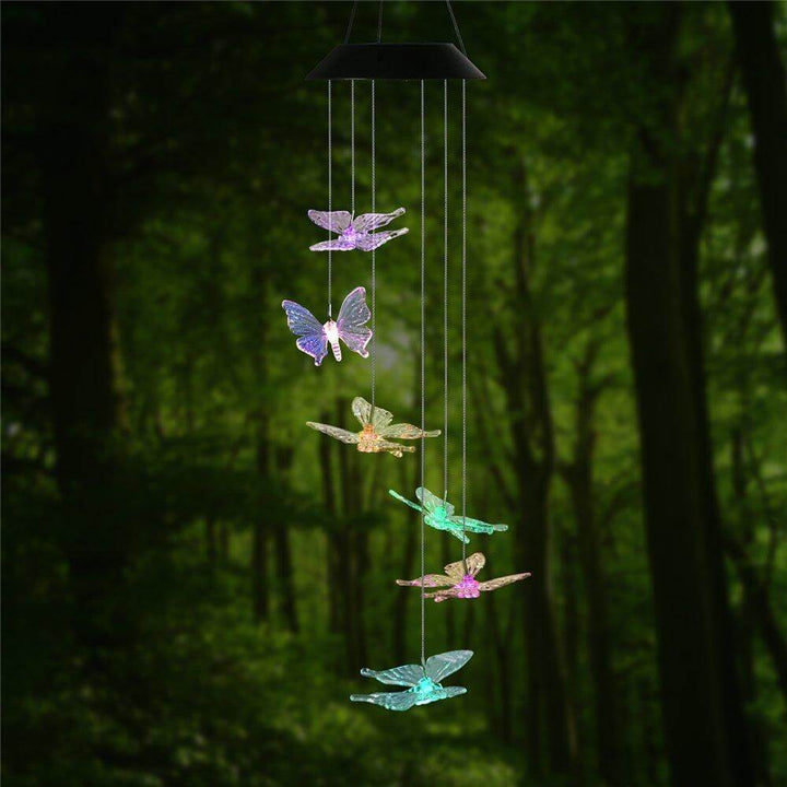 BowLift | Outdoor LED Solar Hummingbirds DrangFly Lamp