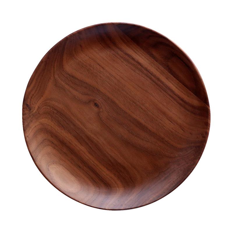 Hand-Made Round Natural Wooden Plates | Bowlift