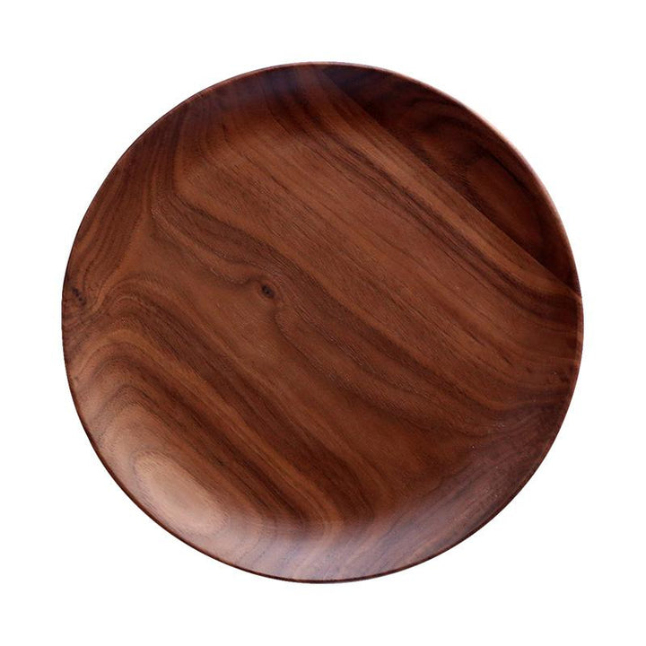 Hand-Made Round Natural Wooden Plates | Bowlift