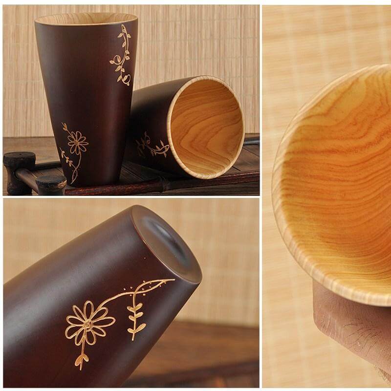 BowLift | Natural Wooden Japanese Cup