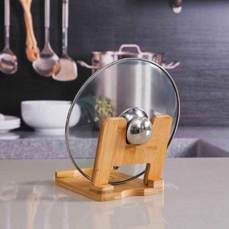 BowLift | Cutting Board Foldable wooden pot lids holder