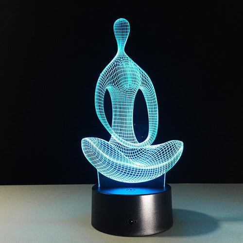 BowLift | Yoga 3D LED 7 Color Lamp