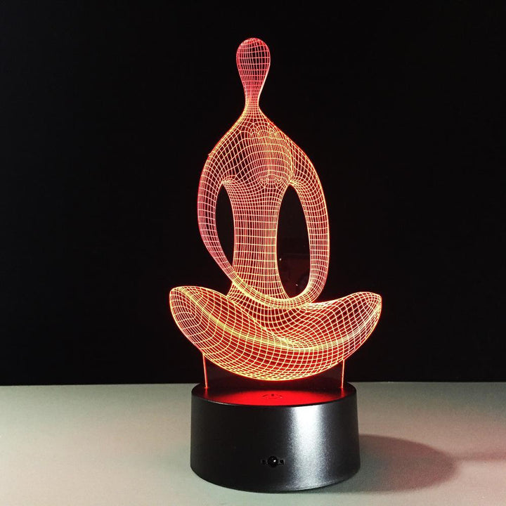BowLift | Yoga 3D LED 7 Color Lamp