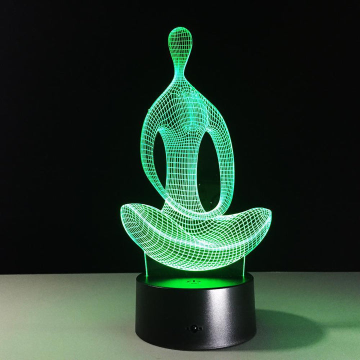 BowLift | Yoga 3D LED 7 Color Lamp