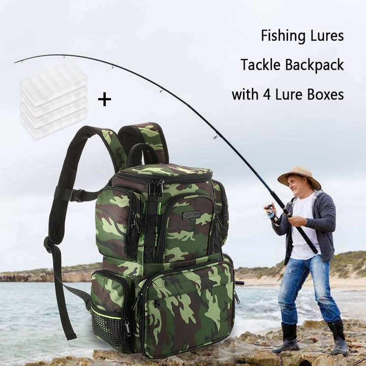BowLift | Fishrite Fishing Backpack for Tackles & Lure Box