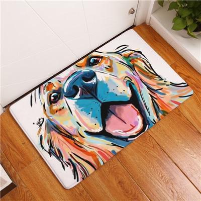 BowLift | Cartoon Style Anti-slip Dog Painting Floor Mat