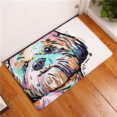BowLift | Cartoon Style Anti-slip Dog Painting Floor Mat