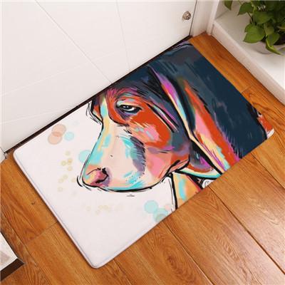 BowLift | Cartoon Style Anti-slip Dog Painting Floor Mat