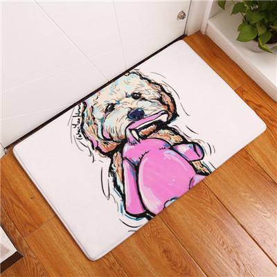 BowLift | Cartoon Style Anti-slip Dog Painting Floor Mat