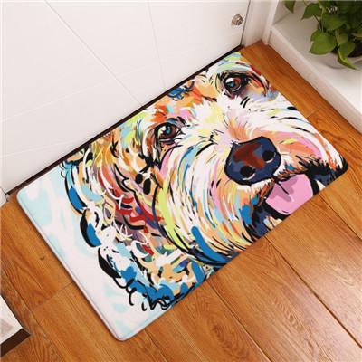 BowLift | Cartoon Style Anti-slip Dog Painting Floor Mat
