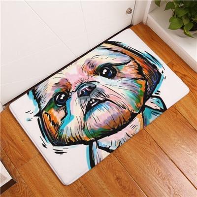 BowLift | Cartoon Style Anti-slip Dog Painting Floor Mat