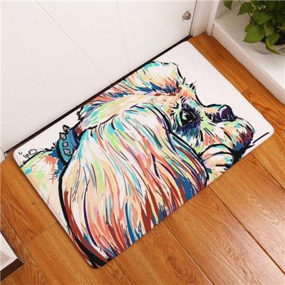 BowLift | Cartoon Style Anti-slip Dog Painting Floor Mat
