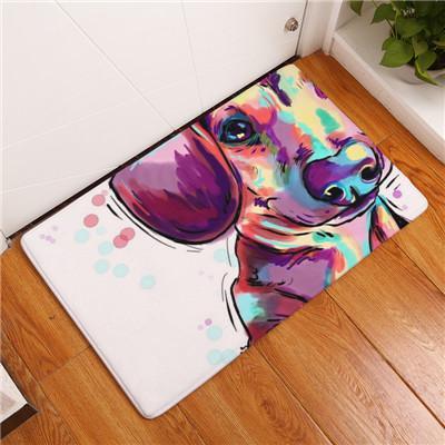 BowLift | Cartoon Style Anti-slip Dog Painting Floor Mat