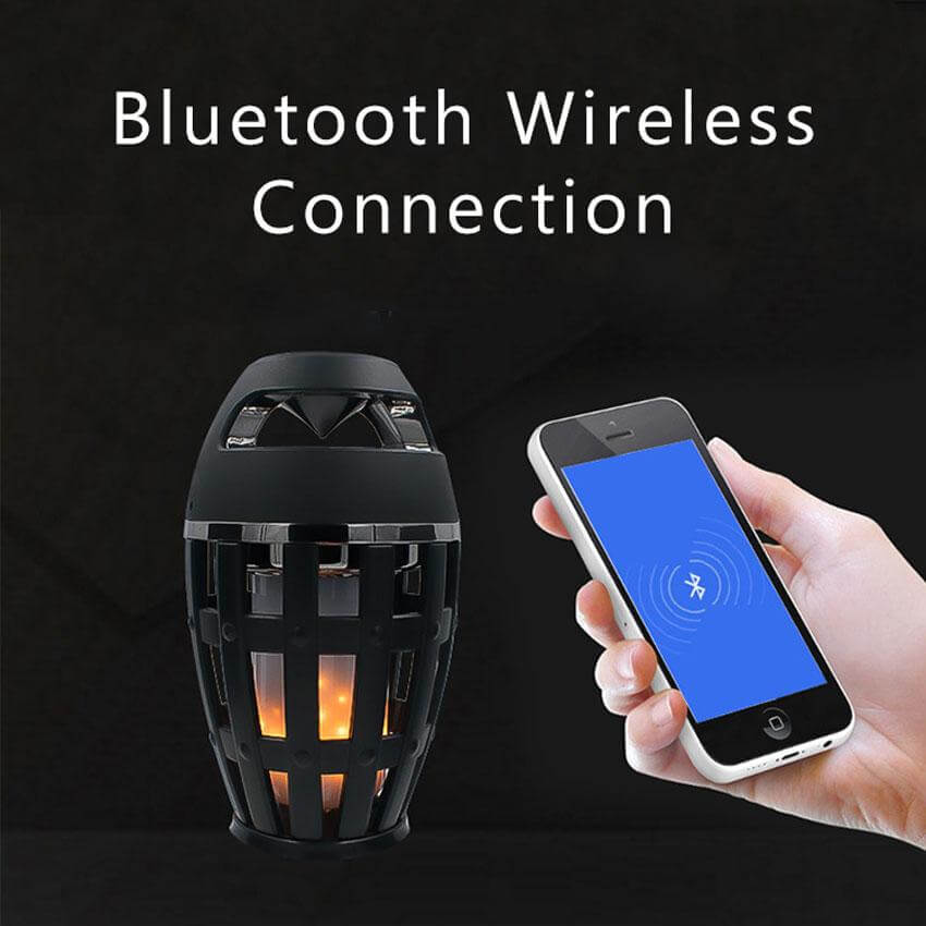 BowLift | Flame Atmosphere Lamp Light with Bluetooth Speaker