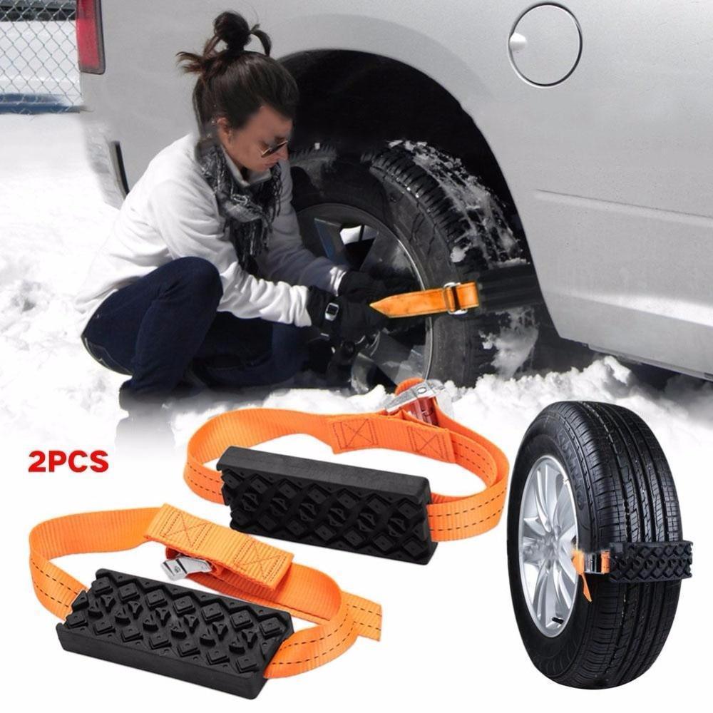 BowLift | 2PCS Anti Skid Tire Block Chains