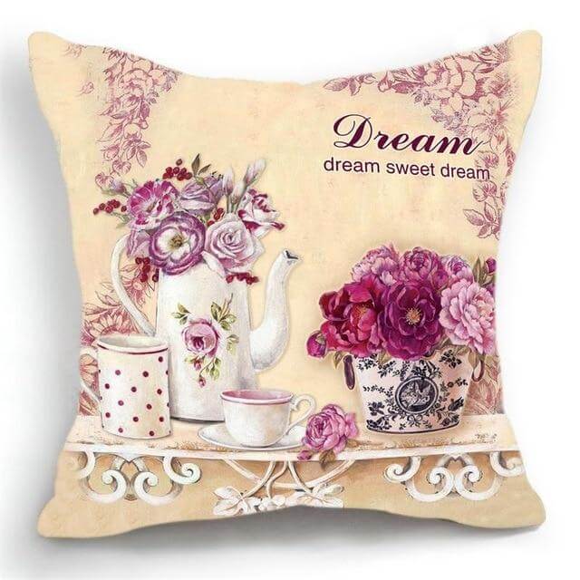 BowLift | Luxury Flower Vase Cushion Cover Pillowcase