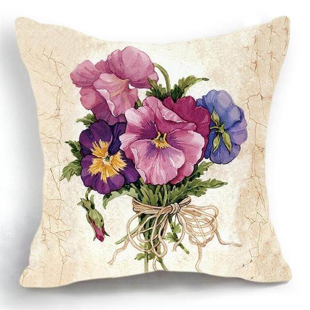 BowLift | Luxury Flower Vase Cushion Cover Pillowcase