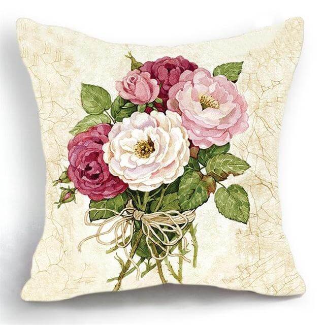 BowLift | Luxury Flower Vase Cushion Cover Pillowcase