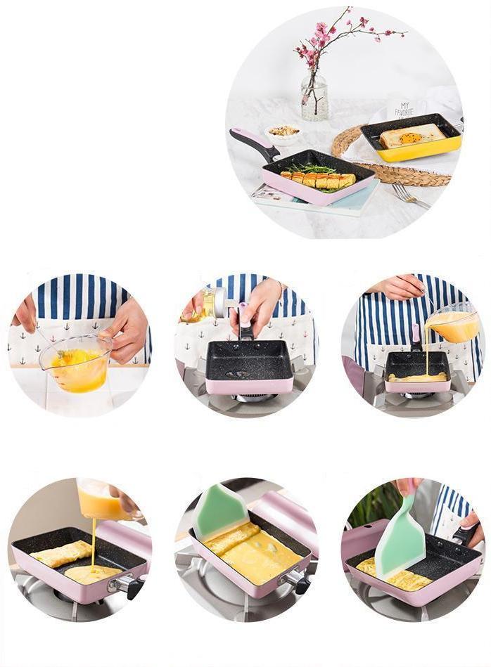 Ollam - Non-Stick Aluminum Egg Roll Fry Pan | Bowlift