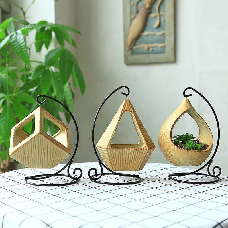 BowLift | Flower Hanging Triangle Vase Container Pot