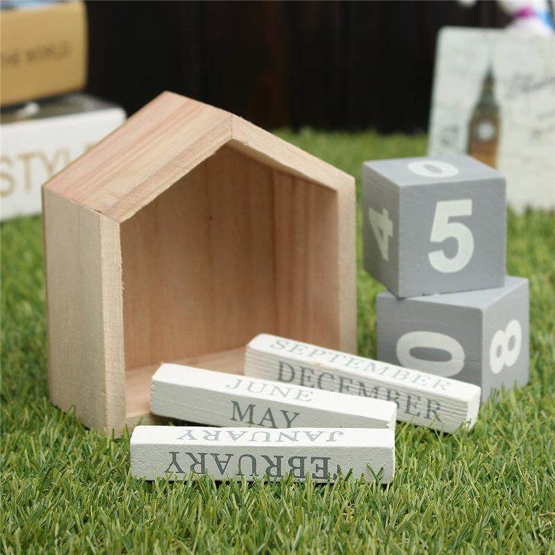 BowLift | Wood Block Calendar Home Decoration