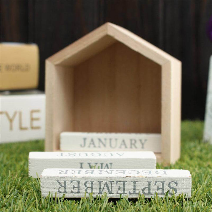 BowLift | Wood Block Calendar Home Decoration