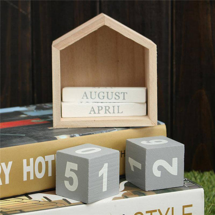 BowLift | Wood Block Calendar Home Decoration
