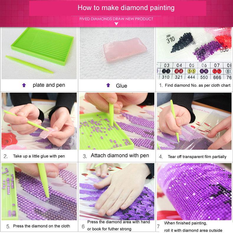 Sparkling Princess - GemPaint Kit | Bowlift