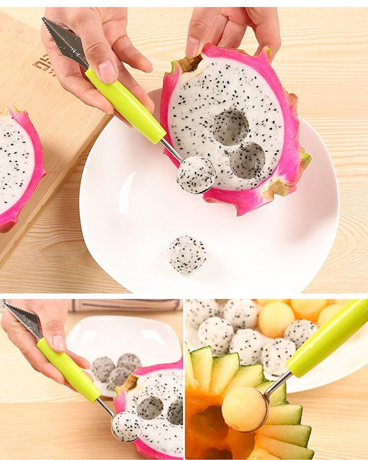 Steena - 2 in 1 Dual Head Fruit Carving Knife | Bowlift