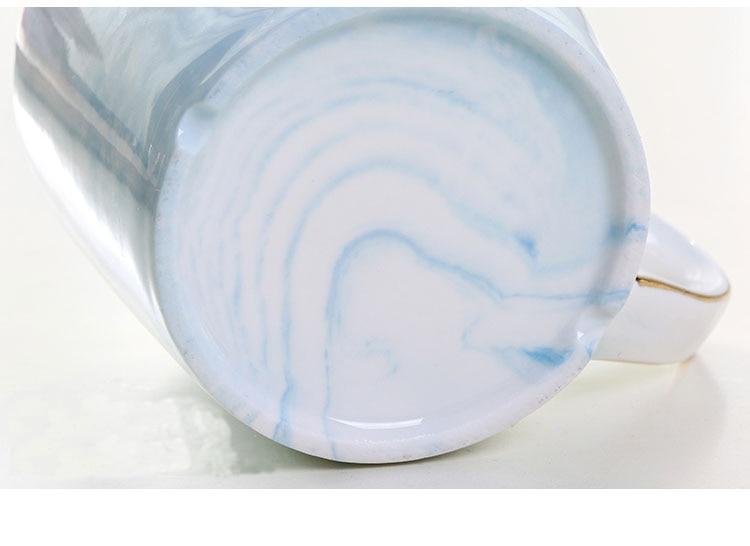 Marble Porcelain Mr & Mrs Coffee Mugs | Bowlift