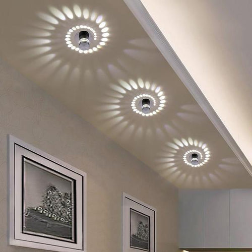 BowLift | Elegant & Unique Spiral Aesthetic Ceiling Lamp | SpiralGlow