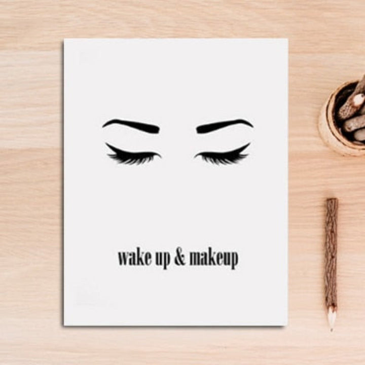 Fashion Makeup Girl Decorative - Canvas Wall Art Painting | Bowlift