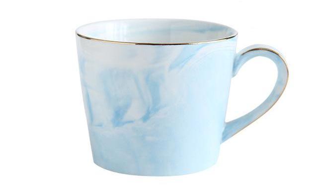 Marble Porcelain Mr & Mrs Coffee Mugs | Bowlift