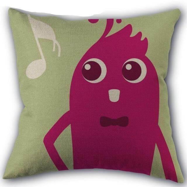 BowLift | Decorative Comfy Musical Notes Pillow Case