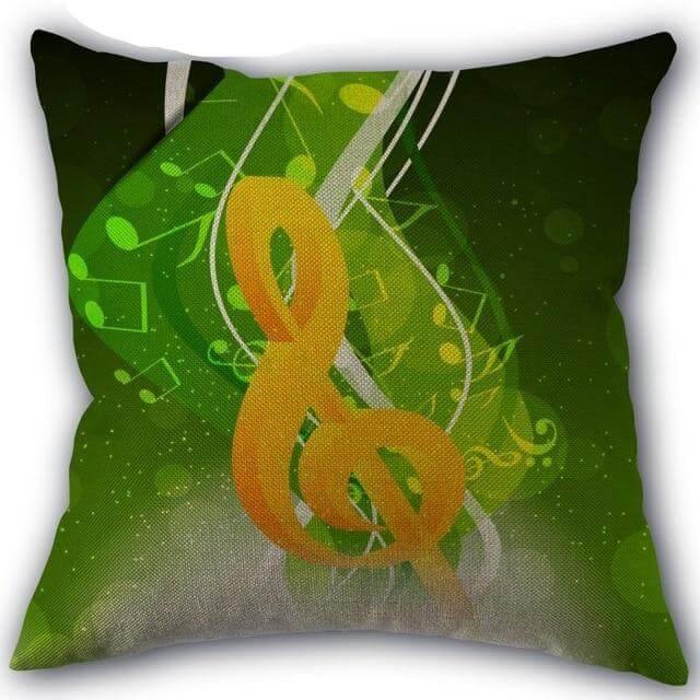 BowLift | Decorative Comfy Musical Notes Pillow Case