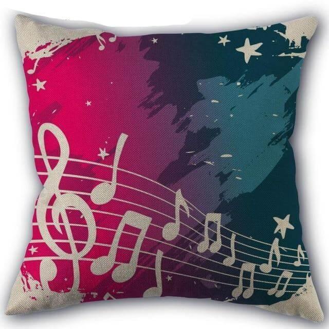 BowLift | Decorative Comfy Musical Notes Pillow Case